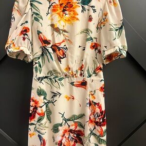 Floral Puff Sleeve Dress